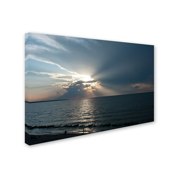 Trademark Fine Art "Waiting for Sunset" Canvas Art by Kurt Shaffer