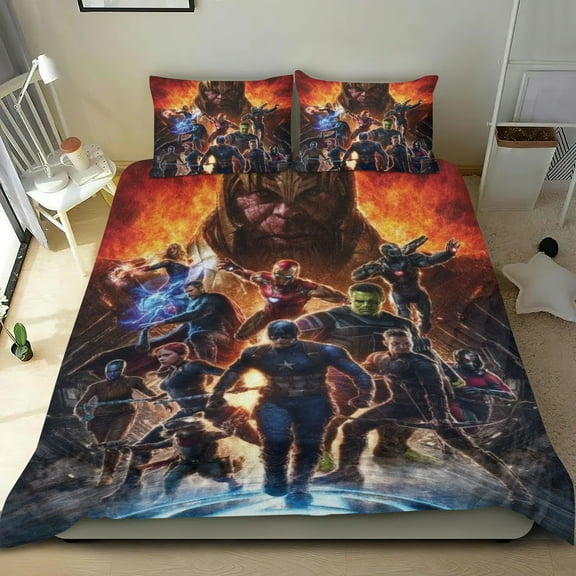 Themed Bed Sheet Set Three Piece Set 53x79 In ches Comfortable And Skin Friendly Unique Design Creating A Star Studded Night Home Decor Gifts For Family Friends fans