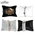 thumbnail image 2 of Wholesale Superior Velvet Small Bracelet Display Pillow Ankle Holder Watch Organizer Jewelry Display Stand Free Shipping Grey Velvet, 2 of 6
