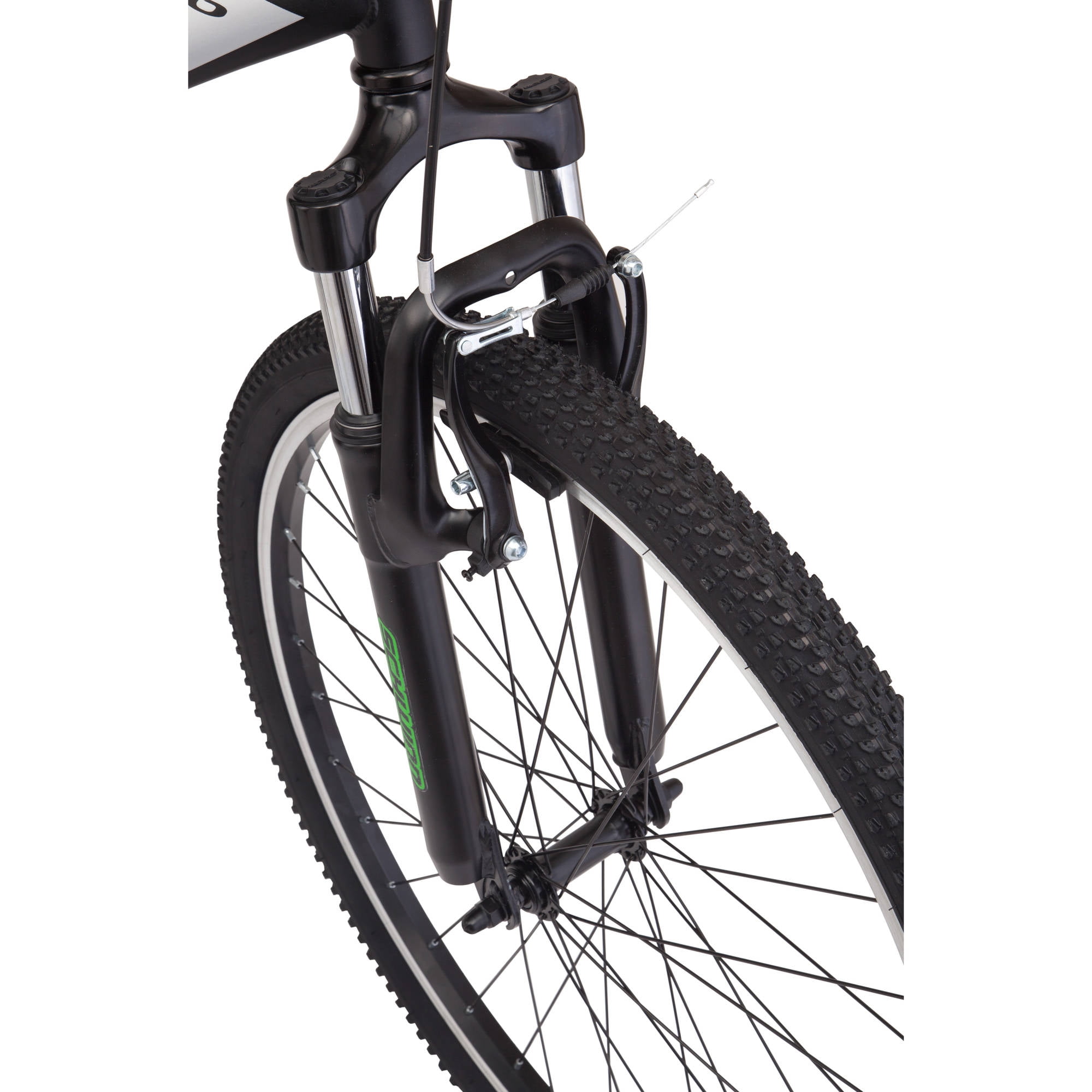 26 Schwinn Sidewinder Men s Mountain Bike Matte Black Green Walmart