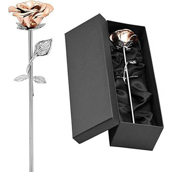 Long-Stem Rose Flower Cremation Urns for Ashes Stainless Steel Memorial Keepsake Funeral Ash Container Human Pet Dog Cat for Ashes