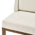 thumbnail image 6 of NPD Furniture Ethan 19" Fabric and Plywood Dining Side Chair in Cream, 6 of 11