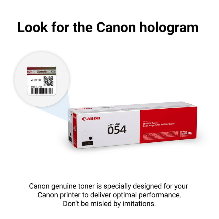 Canon Genuine Toner 054 Black for Laser Printer - Standard