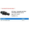 thumbnail image 2 of PCV Valve - Compatible with 2006 - 2010 Dodge Charger 3.5L V6 2007 2008 2009, 2 of 2