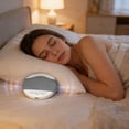 thumbnail image 4 of Para dormir: mini dispositivo portátil con ruido blanco, temporizador, ayuda para dormir inalámbrica con estéreo, auriculares privados para dormir, control de volumen para dormir de lado, 4 of 4