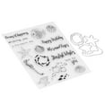 thumbnail image 1 of Sellos Transparentes, Talla de Bricolaje, Duradero, Reutilizable, Peso Ligero, Juego de Sellos Decorativos, Impresión Transparente, Material de Acero Al Carbono TPR para Sobres para Diarios, 1 of 5