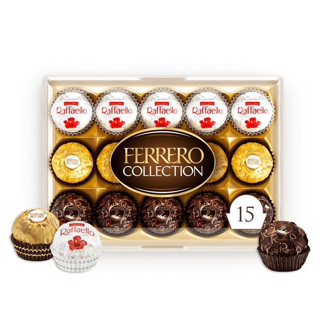 FERRERO COLLECTION Fine Assorted Chocolates and Coconut Confections Gift Box