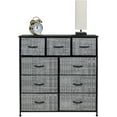 thumbnail image 6 of Sorbus Dresser with 9 Drawers - Furniture Storage Chest Tower Unit for Bedroom, Hallway, Closet, Office Organization - Steel Frame, Wood Top, Easy Pull Fabric Bins, 6 of 6