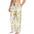 thumbnail image 2 of Balery Farm Bee Cute Honey print Men's Pajama Pants,Ultra Lightweight Pjs,Lounge Pant-, 2 of 9