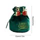 thumbnail image 3 of Bolsa de terciopelo para regalo de Navidad | Empaque de regalo navideño | Bolsa pequeña para regalo | Bolsa de tela reutilizable para dulces | Decoraciones festivas, 3 of 6