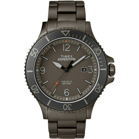 Timex Men's Expedition Ranger Gray Watch, Stainless Steel Bracelet