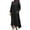 Black, variant on LLYwey s Sweatshirt Dresses for Women 2024 Fashion Round Neck Loose Pockets Long Sleeve Solid Mid-Calf Long Dress New Dressy Dresses Black Xxl