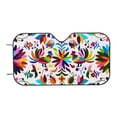 thumbnail image 7 of Haiem Mexican Bright Style Car Windshield Sun Shade - Blocks UV Rays Sun Visor Protector, Sunshade to Keep Your Vehicle Cool, Universal Fit SUV Van Sedan-Small, 7 of 7