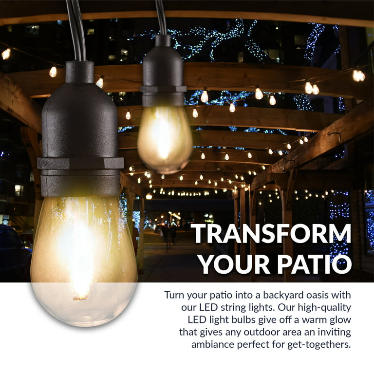 Newhouse Lighting Wireless Remote Control Outdoor LED String Light