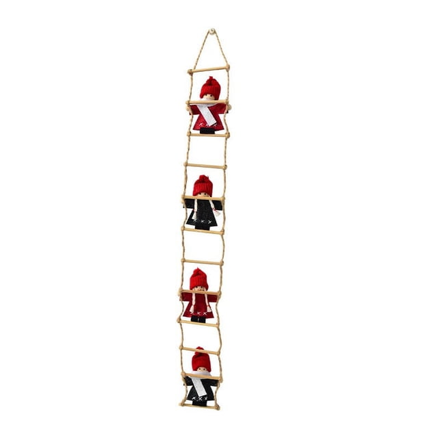 Escalera Colgante Navideña Xihbxyly para Hombre que Sube la Chimenea