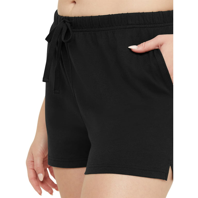 Hanes Originals Women's Cotton Jersey Shorts, 2.5