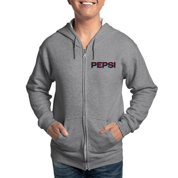 CafePress - Pepsi Varsity Logo Zip Hoodie - Zip Hoodie, Classic Hooded Sweatshirt with Metal Zipper