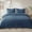 Navy Blue, variant on Exclusivo Mezcla Ultrasonic Full Queen Quilt Bedding Set, Lightweight Brich Beige Bedspreads Soft Modern Geometric Coverlet Set for All Seasons (1 Quilt and 2 Pillow Shams)