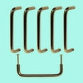 thumbnail image 2 of Renovators Supply Cabinet Pulls Bright Solid Brass Plain Furniture Hardware Cabinet Pull Pack of 6, 2 of 8