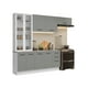 thumbnail image 1 of Cocina Integral Completa Armario de Vidrio Madesa Agata BG 11, 1 of 5