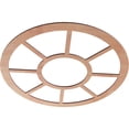 thumbnail image 2 of Ekena Millwork 28"OD x 10 1/8"ID x 3/8"T Grace Wood Fretwork Pierced Ceiling Medallion, Cherry, 2 of 3