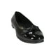 thumbnail image 1 of FLAT BALERINA CASUAL DE MUJER SINTETICO NEGRO MARCA LEON 7043E, 1 of 4