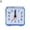Blue, variant on Modern Mini Quartz Clock Travel Alarm Clock Bedroom Clock AU Table Home X3O0