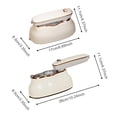 thumbnail image 3 of Portable Handheld Garment Steamer, Small Foldable Travel Ironing Machine, Fast Heat Dry & Wet Use, Compact Steam Iron for Clothes & Fabrics, 3 of 8
