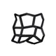 thumbnail image 3 of Eigraketly Path Maker Pavimento manual Camino de cemento Irregular Reutilizable Vertical Sellos de hormigón Inicio Patio Jardín Césped Caminos Jardín y Patio Eigraketly TO002371-00, 3 of 6