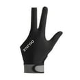 thumbnail image 3 of Guante de billar, guante deportivo, guantes elásticos para espectáculo, antideslizantes, de secado rápido para adultos con muñeca ajustable para mano empalme negro, 3 of 8