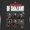 thumbnail image 2 of Women's Shazam! Fury of the Gods Power of Shazam  Graphic Tee Black X Large, 2 of 4