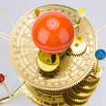 thumbnail image 2 of Mechanical Solar System Orrery Model Kit, Full Brass 3D Planetary Assembly with Moving Gears, Eight-Planet Astronomy Display & Collector Decor, 2 of 7