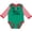 Green and Red, variant on Inktastic My 1st Golf Season Girls Long Sleeve Baby Bodysuit