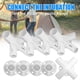 thumbnail image 1 of 9 Piezas de Repuesto con Esquinas de Plástico Conectores Centrales y de Esquina para Carpa Gazebo de 3x3 M-piezas de Conector de Carpa Duraderas ANGGREK Otros, 1 of 6