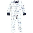 thumbnail image 3 of Touched by Nature Unisex Baby Organic Cotton Sleep and Play, Lighthouse Seagull, 0-3 Months, 3 of 5