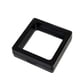 thumbnail image 1 of Caja de almacenamiento de joyería de película de PE, soporte de exhibición de marco flotante 3D transparente, caja para presentación de joyería, negro, 3,54 X 3,54 X 0,79 pulgadas, 1 of 3