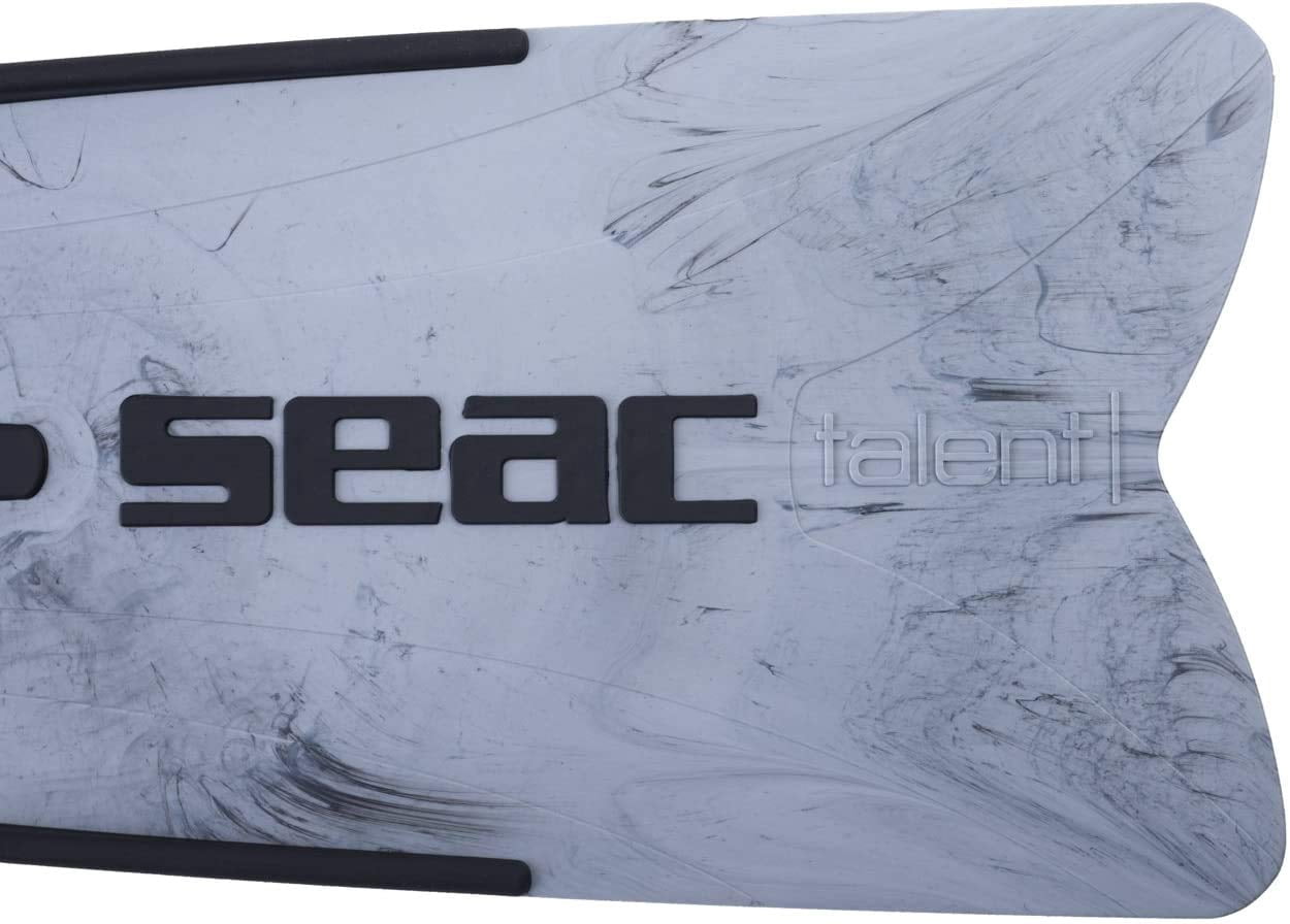 SEAC Adult Unisex Talent Fins, Color: Gray Camouflage, Size: 4-5.5
