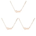 thumbnail image 1 of Qarigey Collar con colgante de letra del zodiaco para regalos del festival Lover Aries de oro rosa Type1 NO1, 1 of 6