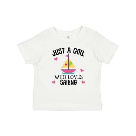 

Inktastic Sailboat Just a Girl Who Loves Sailing Gift Baby Girl T-Shirt