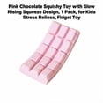 thumbnail image 2 of Pink Chocolate Squishy Toy with Slow Rising Squeeze Design, 1 Pack, for Relief, Squeeze Toy, 2 of 3