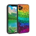 thumbnail image 1 of Compatible with iPhone 11 Pro Phone Case, Rainbow-599 Case Silicone Protective for Teen Girl Boy Case for iPhone 11 Pro, 1 of 1