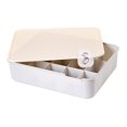 thumbnail image 1 of Underwear Storage Box PP Drawer Organizer Multifunctional Durable Large Capacity Beige Lid 15 Grids, 1 of 9