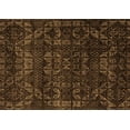 thumbnail image 1 of Ahgly Company Indoor Rectangle Abstract Orange Modern Area Rugs, 5' x 8', 1 of 4