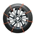 10 Pcs Reusable Snow Tire Chains Universal Anti Emergency Tire Chains