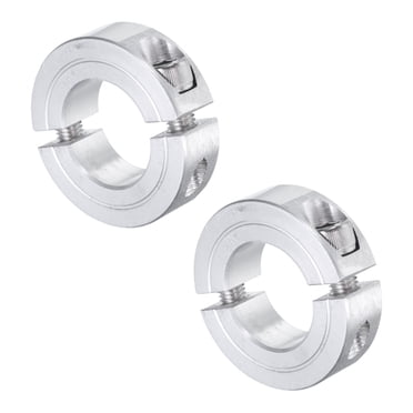 Collier D'arbre Double Fendu 1-1/8" D'alésage, Alésage 1-1/8", Diamètre Ext. 1-7/8" - Marque Uxcell
