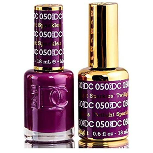 DND DC Purples GEL POLISH DUO, Gel Lacquer 0.5 oz + Matching Nail