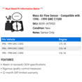 thumbnail image 2 of Mass Air Flow Sensor - Compatible with 1996 - 1999 GMC C1500 1997 1998, 2 of 2