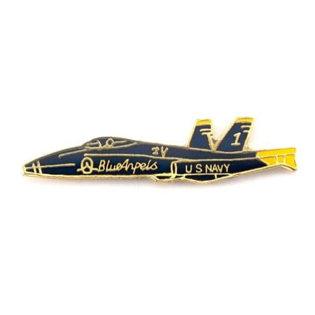 State Design Lapel Pin - United States Navy Blue Angels Plane Lapel Hat Pin Military PPM818 (1 pin)
