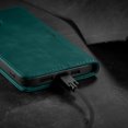 thumbnail image 3 of For iPhone 14 Plus Magnetic Flip Leather Case RFID Blocking Card Slots Wallet Case Flip Cover --Blue, 3 of 10