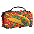 thumbnail image 2 of Herdesigns Carry Case Compatible for Nintendo Switch 2, Protective Travel Switch Carrying Case with 20 Game Card Slots for Switch Console & Accessories,Mexican Taco Food, 2 of 8